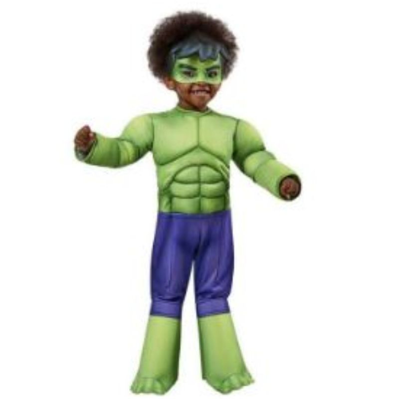 OEM - DISFRAZ DE HULK TALLA 3-4 AÑOS