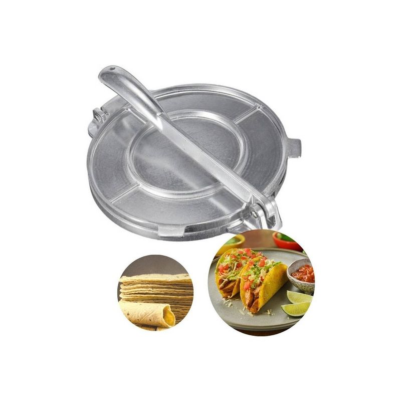 GENERICO - Prensa Para Tortillas Fajitas Patacones Masa Cocina 20 Cm