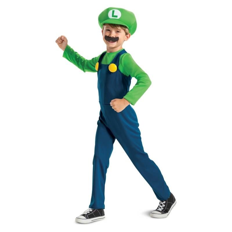 OEM - DISFRAZ NINTENDO LUIGI BROSS FANCY TALLA 7-8 AÑOS