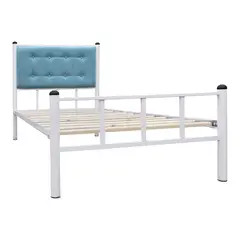 FUTONES Y MUEBLES - Cama Casual 1 Plaza Blanco/Calipso