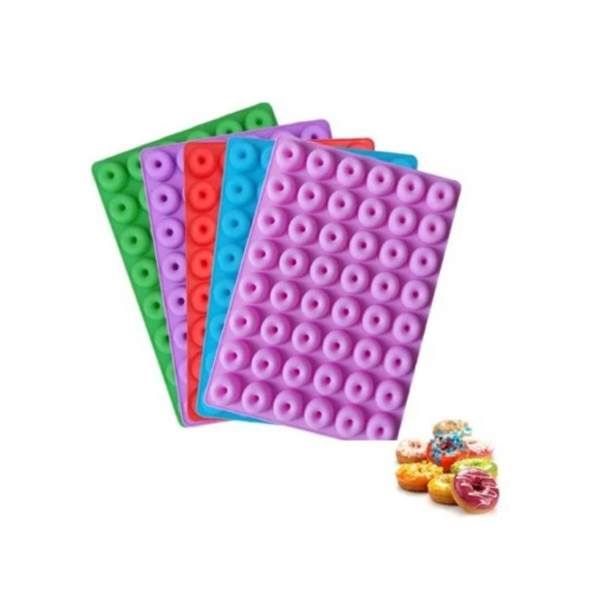 GENERICO - Molde De Silicona Para Gomita Donas Mini Donas Repostería