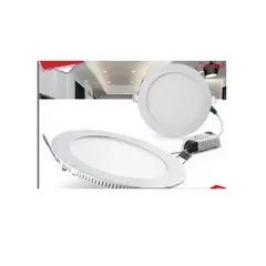 GENERICO - Foco Panel Plafón Led Bicolor Embutido 6w 3w Redondo