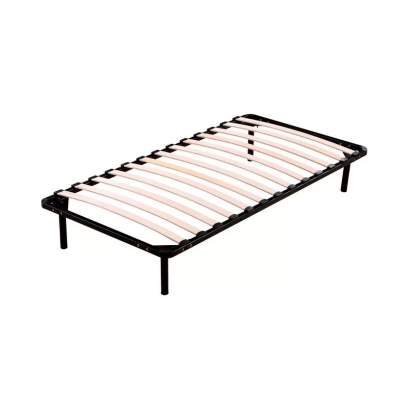 5 SUEÑO - Base de Cama Europea Metálica 1 Plaza 5º Sueño 190x90x23cm