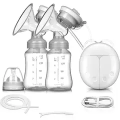 GENERICO - Extractor De Leche Electrico Doble Bomba Sacaleche Usb