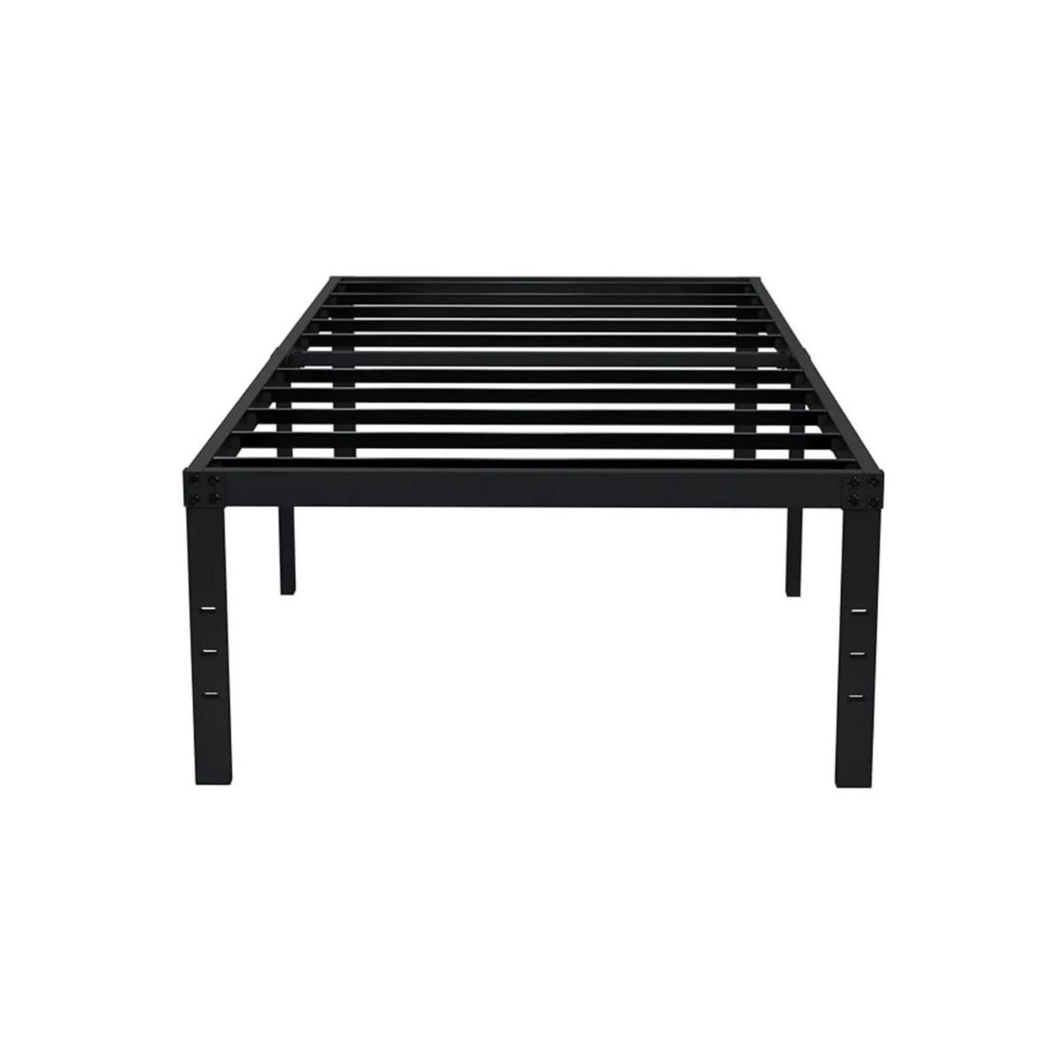 5 SUEÑO - Base de Cama Europea Metálica Negra 1,5 Plazas 5º Sueño 190x105x21cm