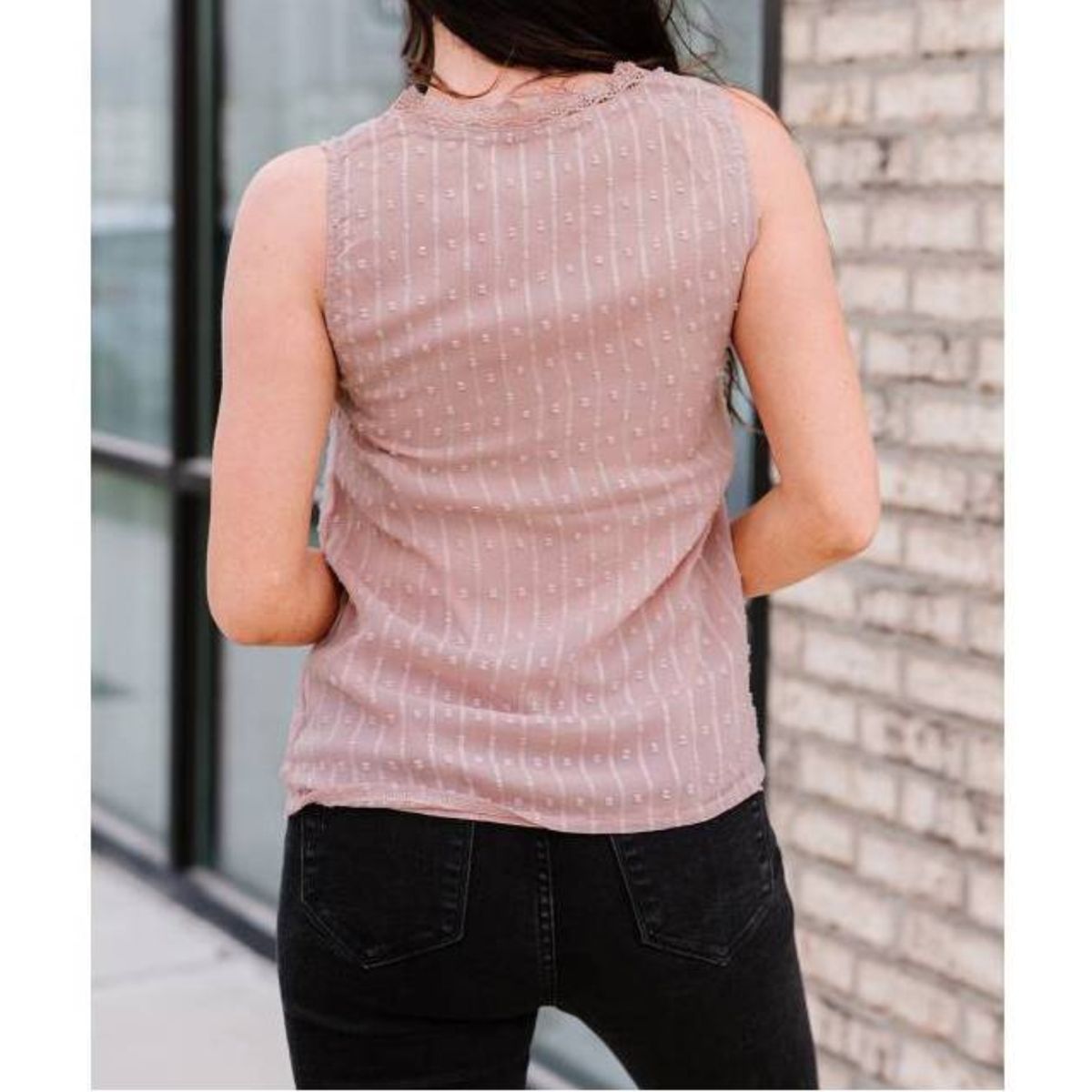 ARRAKASTA - Top de gasa escote V