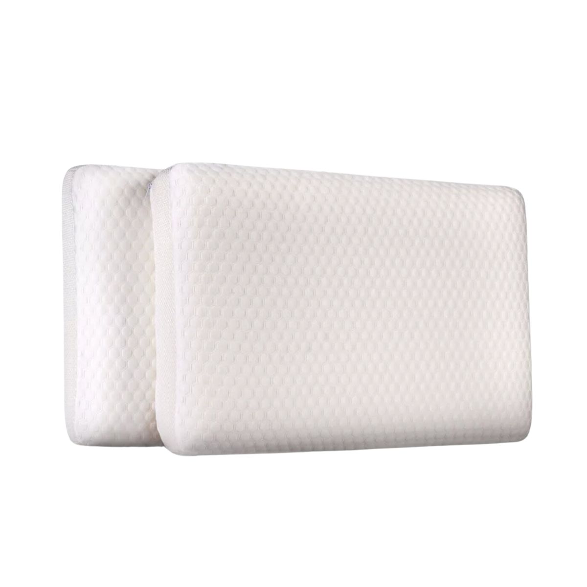 5 SUEÑO - Almohadas 5º Sueño Pack 2 Unidades Blanco Viscoelástica 65x38cm