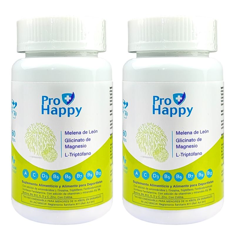 BIO SWISS LAB - PRO HAPPY (TRIPTOFANO, BICIGLINATO DE MAGNESIO)  3 UNID