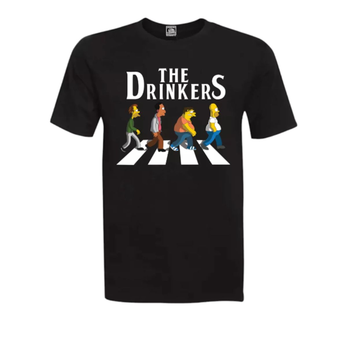 GENERICO - Polera Estampado DTF Los Simpsons The Drinkers / 002