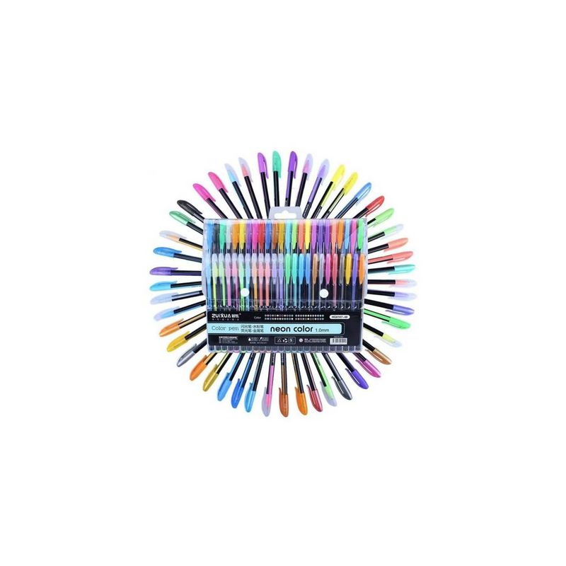 GENERICO - Set Colores Gel Fluorescentes Neón 60und