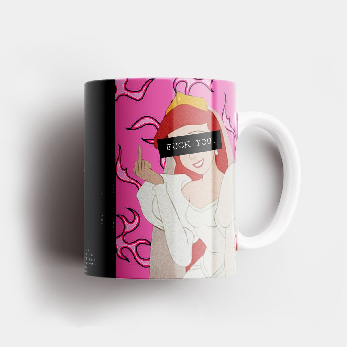 GENERICO - Tazón PRINCESA DARK - Mug La Perfeccion No Se Pega