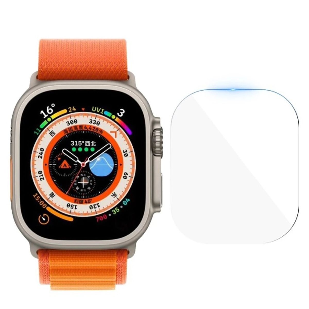 GENERICO - 2 Lamina Para Apple Watch Ultra 2 y 1 49mm Hidrogel