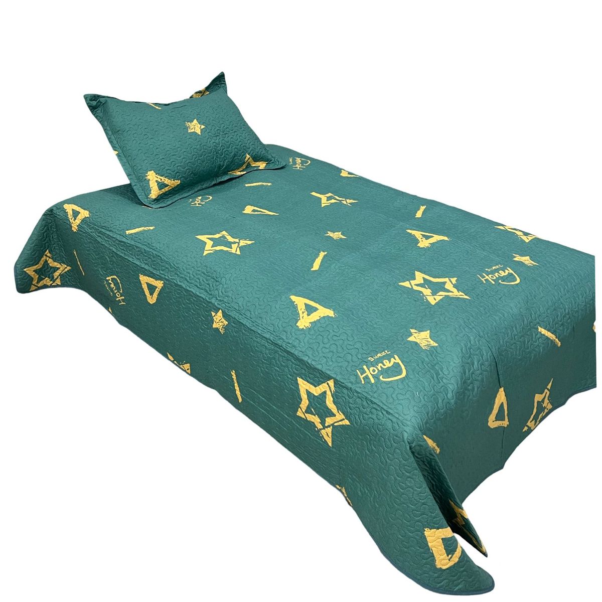 GENERICO - Cubrecama Quilt Delgado de Verano 1.5 Plaza