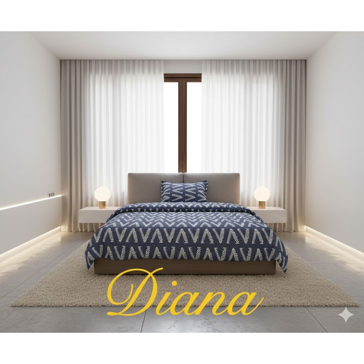 GENERICO - CUBRECAMA QUILT 100% ALGODON 1.5 PLAZA CON DISEÑO MODERNO FLECHAS
