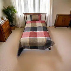 GENERICO - Cubrecama Quilt Delgado de Verano 1.5 Plaza