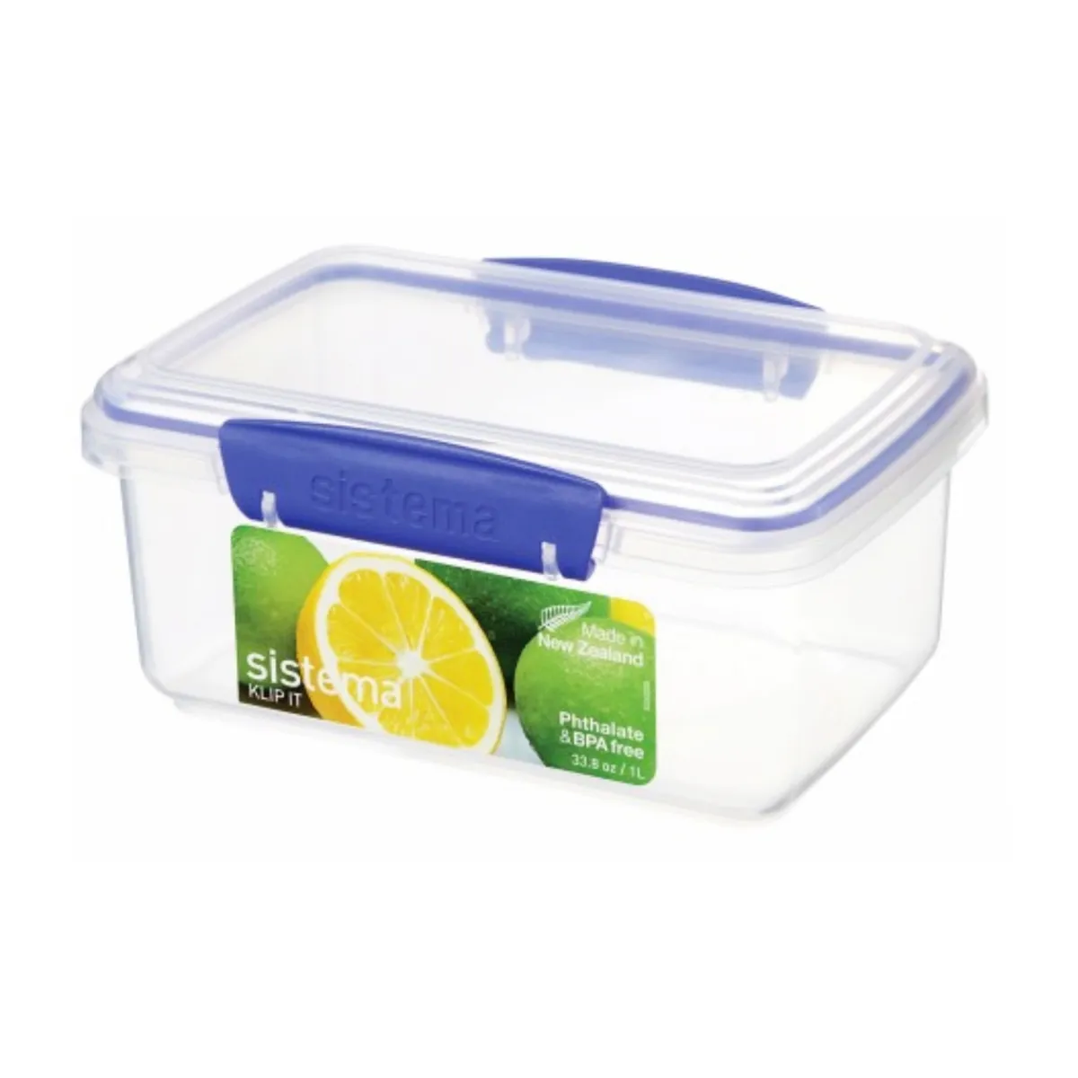 SISTEMA - Contenedor Hermético Rectangular Klip It Sistema de 1 L