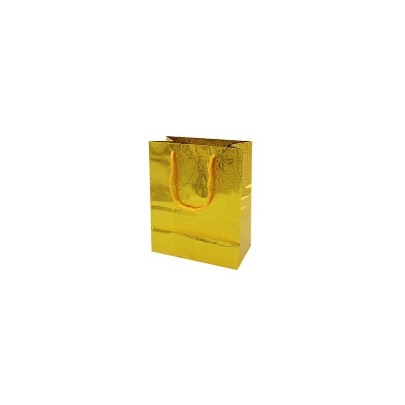 GENERICO - Bolsa de regalo holográfica 61x42x20cm color aleatorio