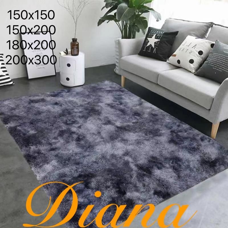 GENERICO - ALFOMBRA RECTANGULAR PELUDA 200 cm X 240 cm