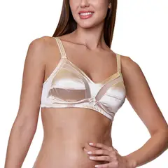 BAZIANI - Sostén Prehormado Microfibra Satinada 3924