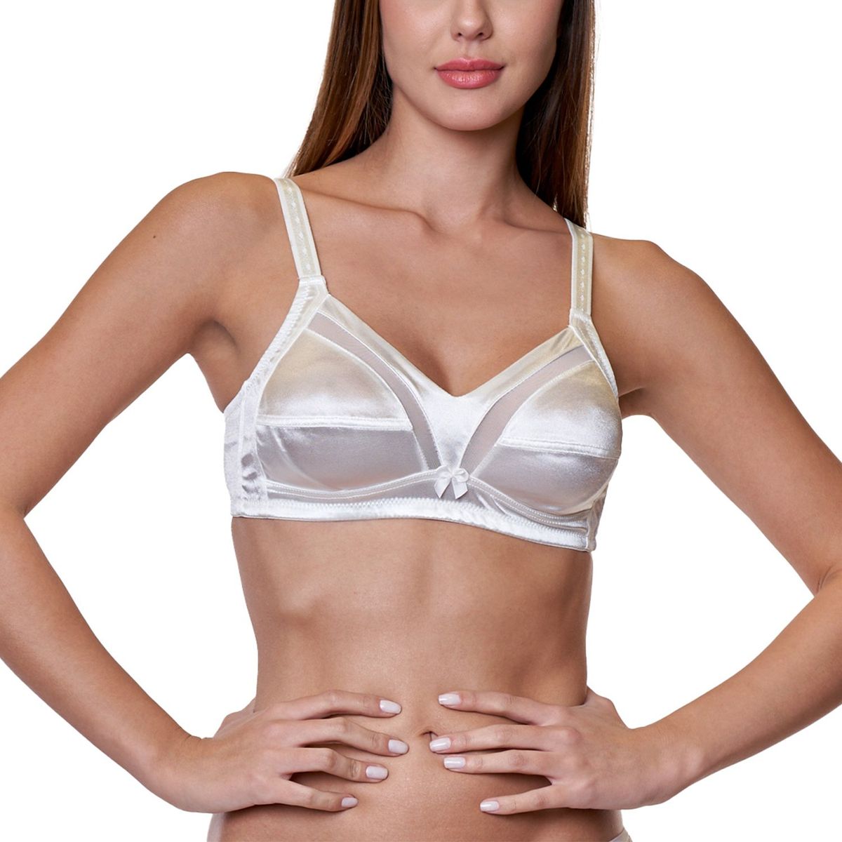 BAZIANI - Sostén Prehormado Microfibra Satinada 3924