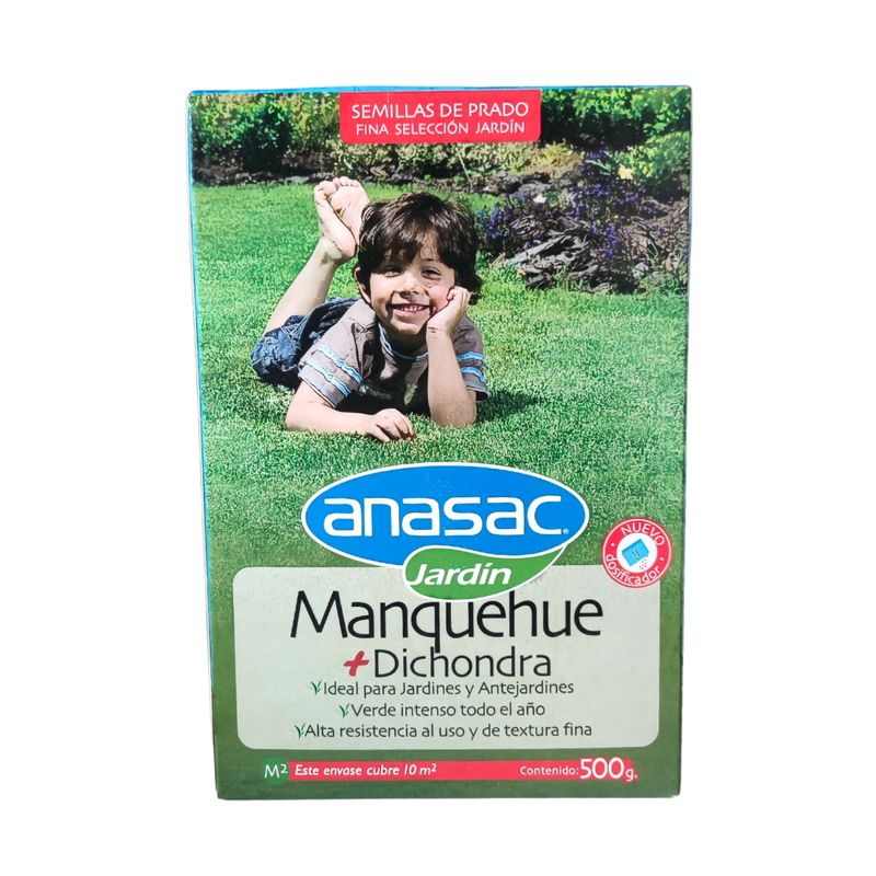 ANASAC - Semilla De Pasto Anasac Mezcla Manquehue Dichondra 500 grs.