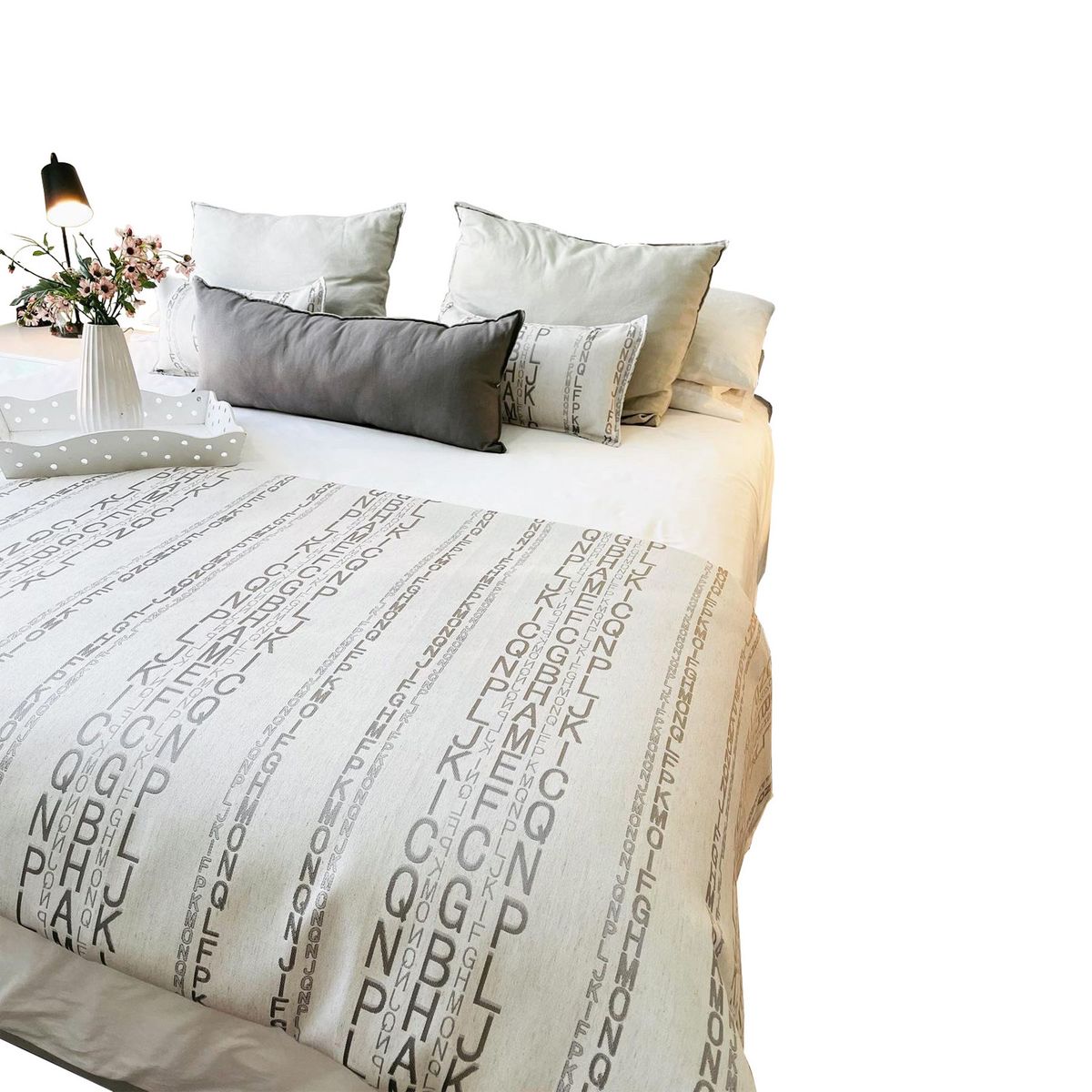 ANTONIA PAZ - Conjunto letras gris King