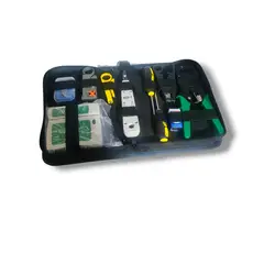 GENERICO - Kit Herramientas Para Redes Rj45-rj11-crimpeadora-bolso-etc