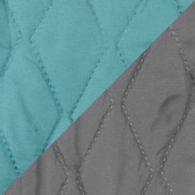 Imagen 2 del producto Quilt Bicolor 1,5 plazas Gris-Turquesa