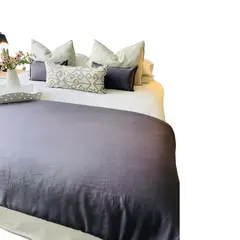 ANTONIA PAZ - Set Piecera Lino Marengo 90 X 270 cm + 2 cojines