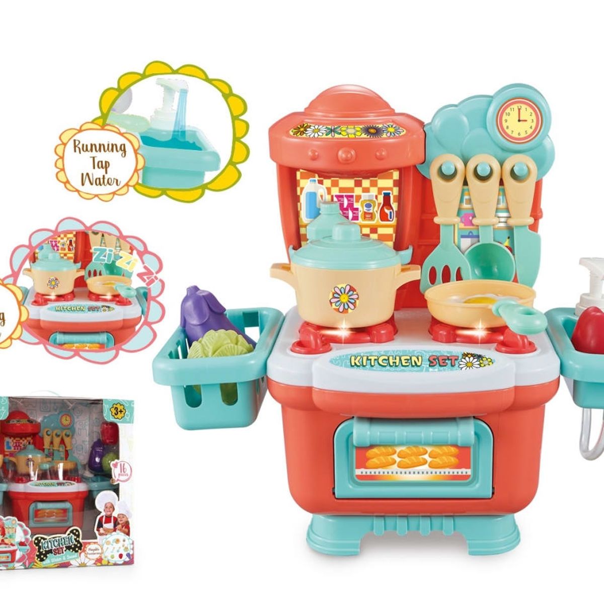 OEM - SET COCINA C/LUZ Y MUSICA MOD1