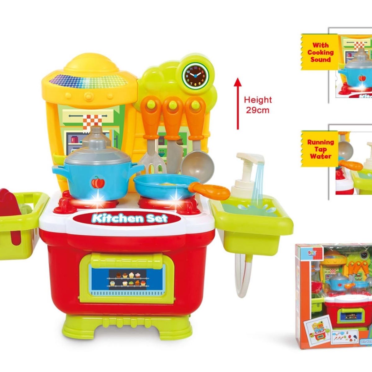 OEM - SET COCINA C/LUZ Y MUSICA MOD2