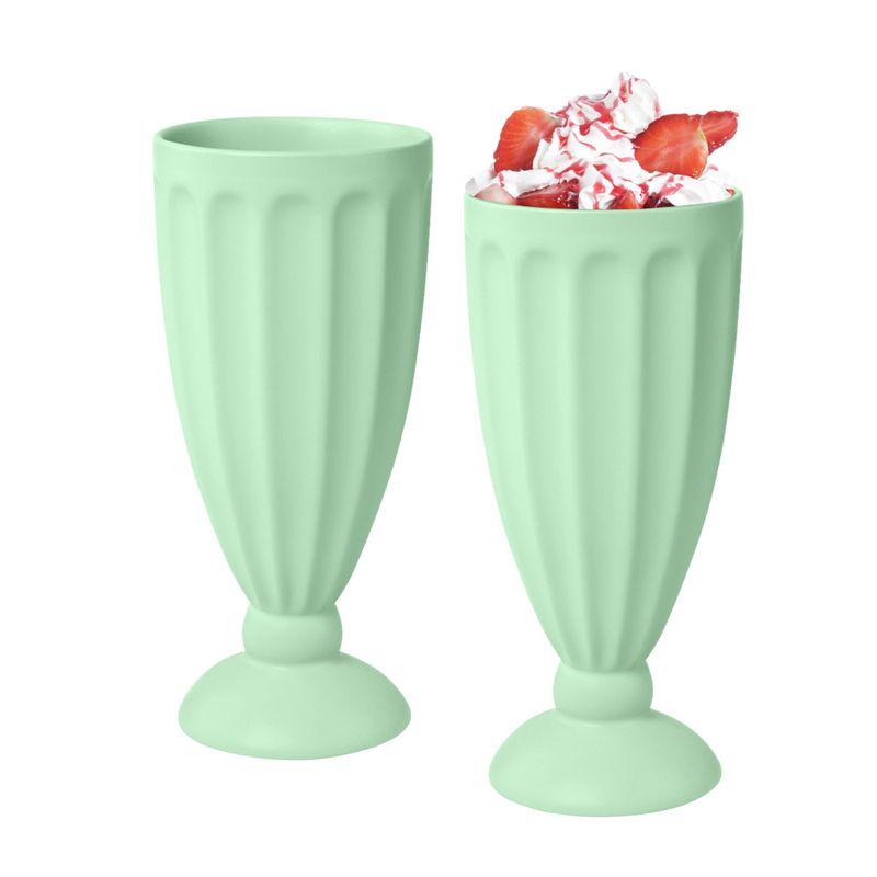 DANNY HOME - Set 2 Copa de Gelado Porcelana Verde Danny Home