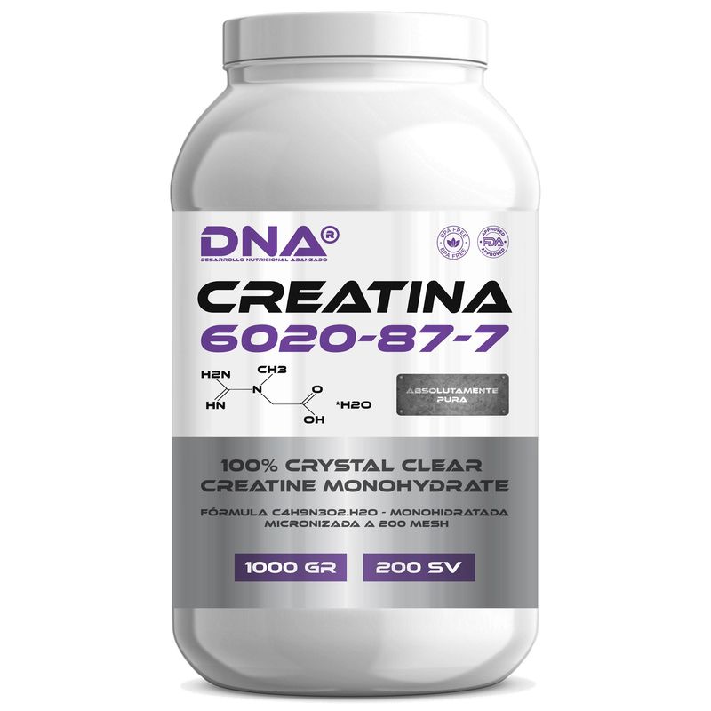 NUTRICION CHILE DNA - CREATINA DNA® - ABSOLUTAMENTE PURA -  POTE - 1 KILO
