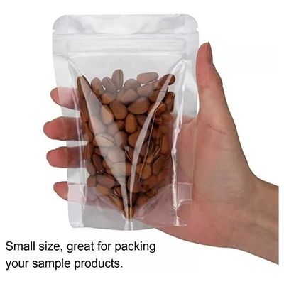 Imagen 2 del producto 150 Bolsas Doypack Trasparente 12x20x4 Cm Cierre Hermético