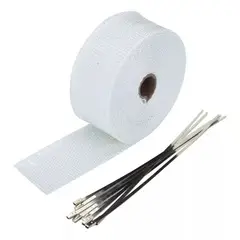KUANGYE - Cinta Térmica Fibra Vidrio Aislante Escape Anti Quemadura