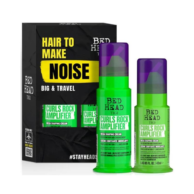 TIGI - Kit Curls Rock Amplifier - Crema Moldeadora 113ml y 43ml.