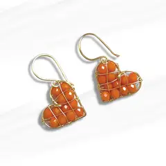 GENERICO - Aro Colgante Corazón En Alambrismo