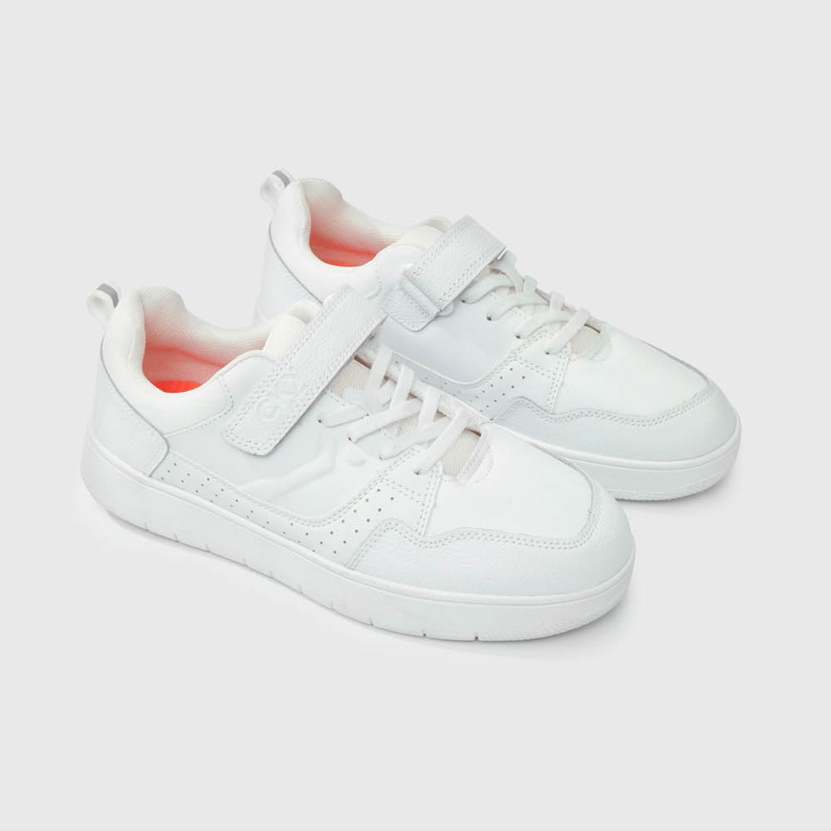 COLLOKY - Zapato Escolar Plataforma Negro Resistente Reflectante.