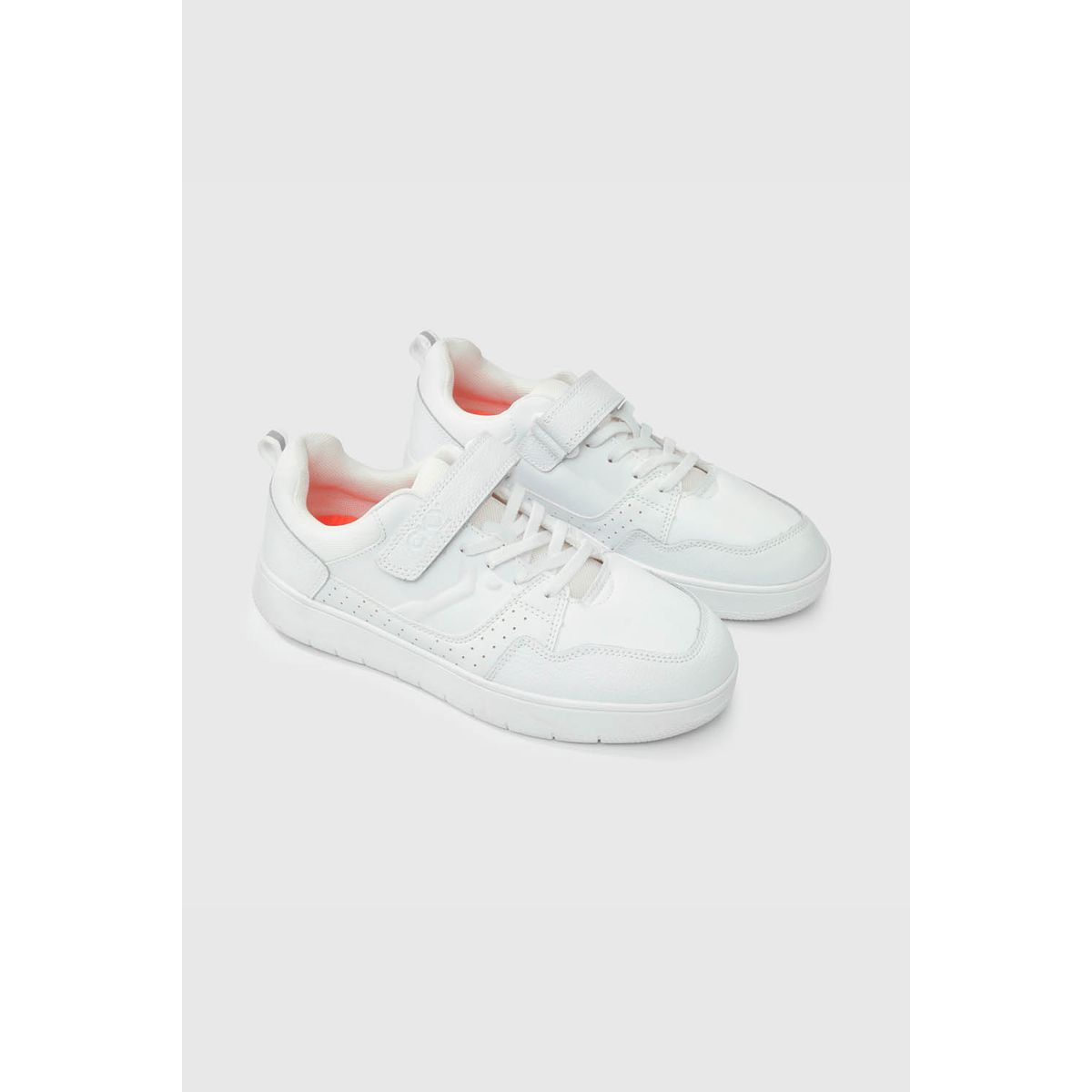 COLLOKY - Zapato Escolar Plataforma Negro Resistente Reflectante.