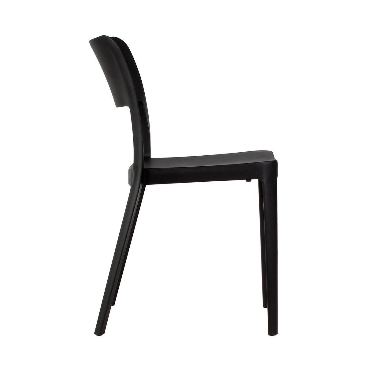 INDUMAC - Silla Vita Negra  Resistencia y Estilo en un Diseño Monoblock