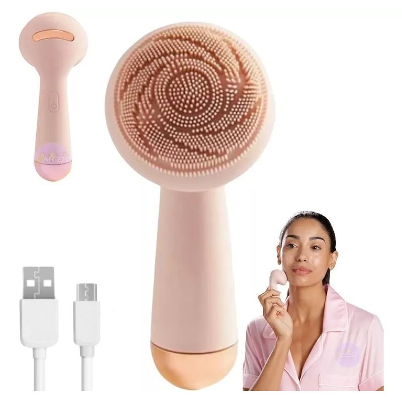 GENERICO - Cepillo Limpiador Masajeador Facial Premium Recargable Usb