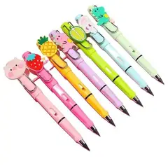 GENERICO - Pack de 12 Lapiz Infinito de Mina + borra kawai