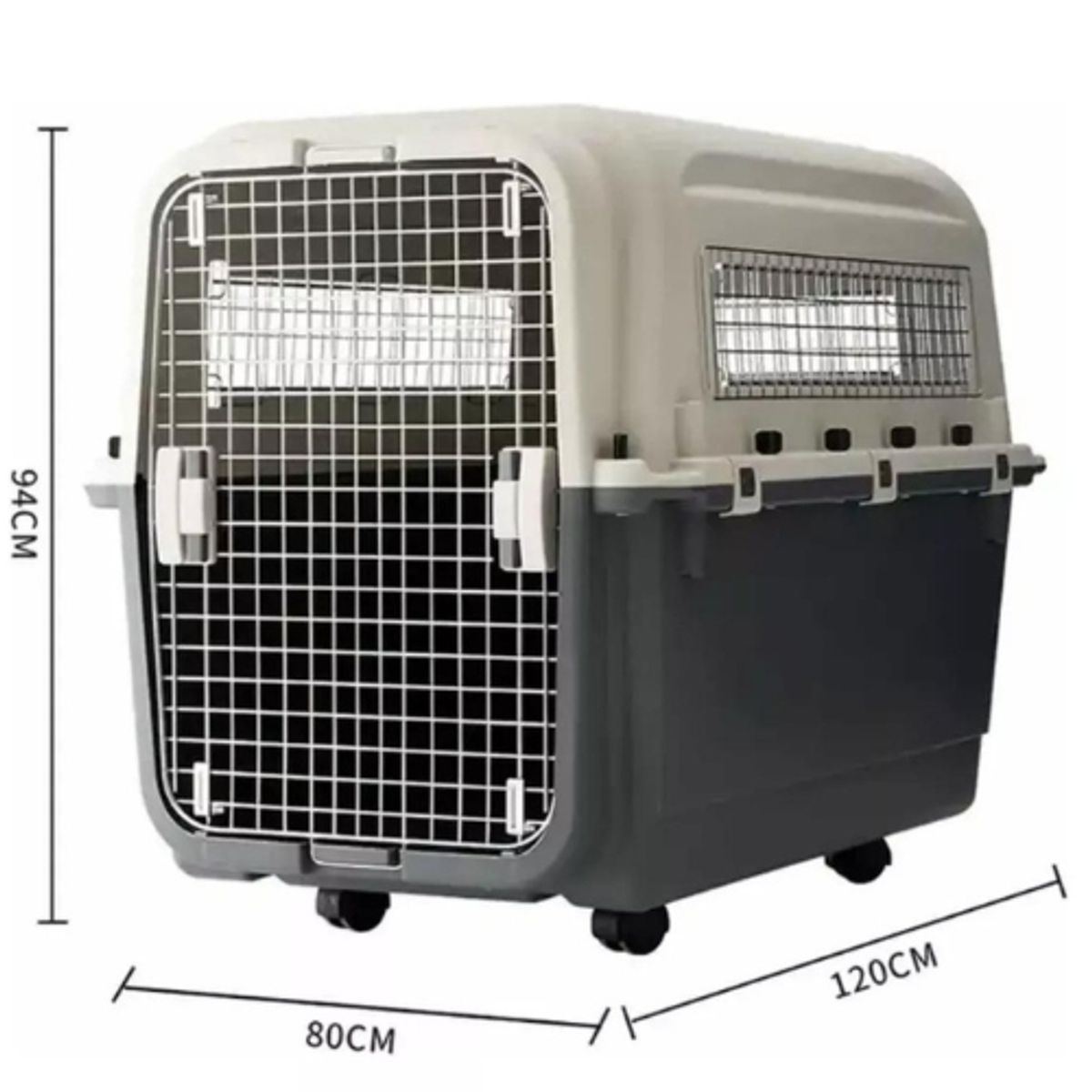 GENERICO - CAJA CANIL TRANSPORTADORA MASCOTAS XXL