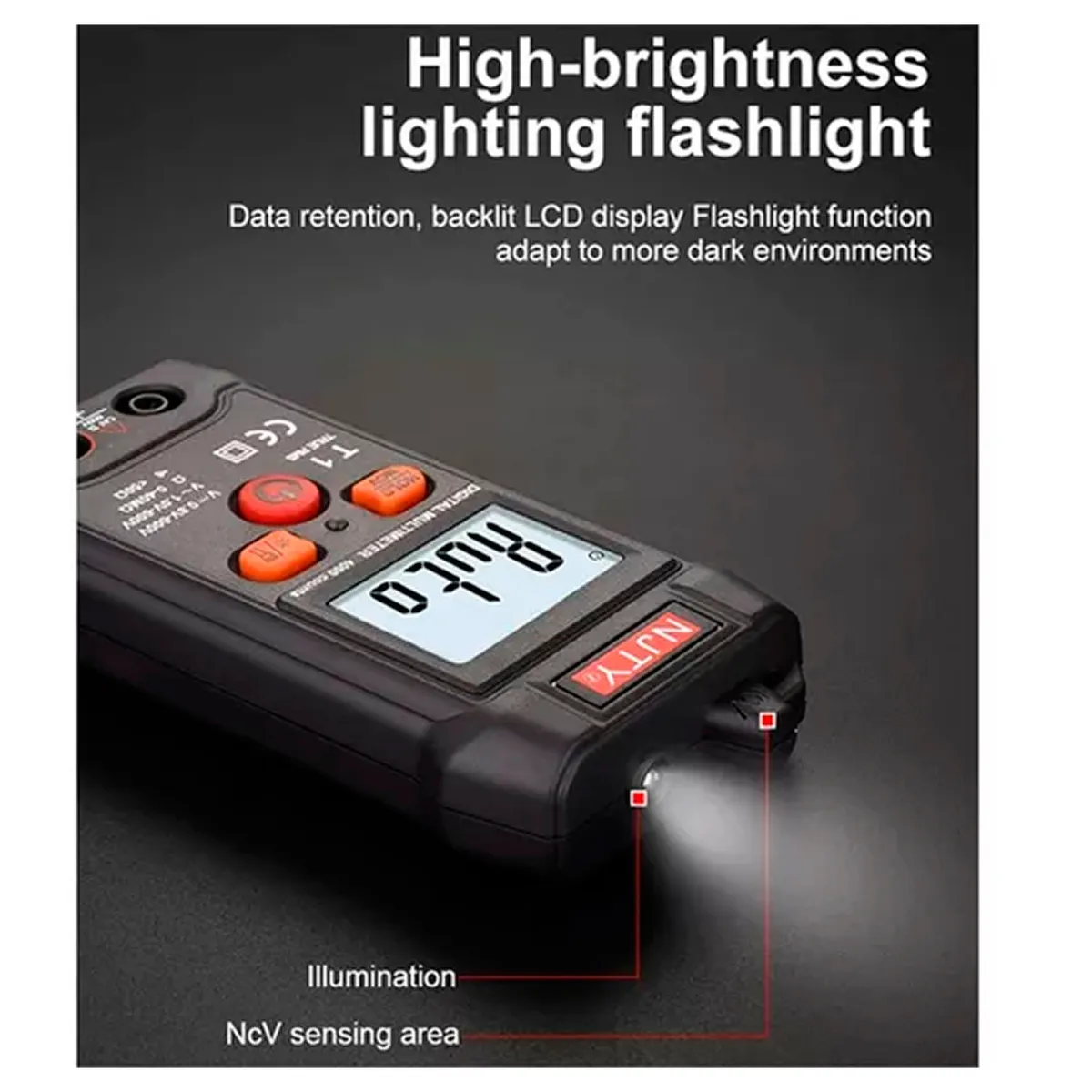 OFERTABKN - Tester Digital Inteligente Amperaje Voltaje Ohms 600v Ac Dc