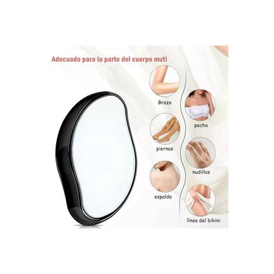 Imagen 2 del producto Depiladora De Cristal Removedor De Vello Sin Dolor Negro