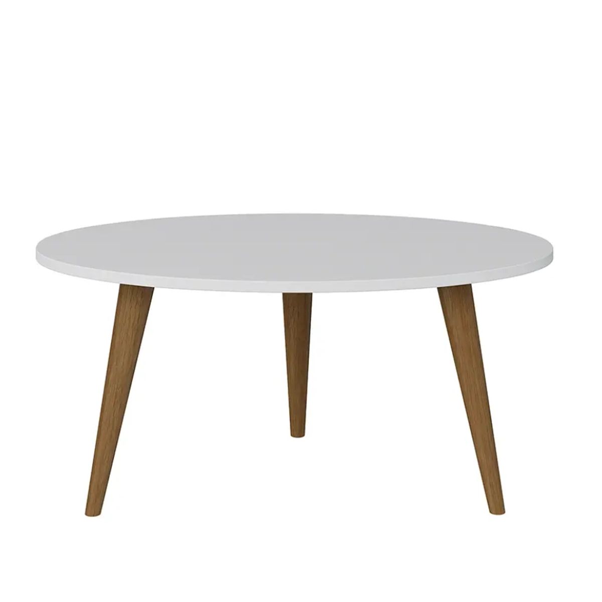 BE DESIGN - MESA DE CENTRO OVAL 1007 RETRO BLANCA - BE DESIGN - 1238110