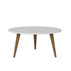 BE DESIGN - MESA DE CENTRO OVAL 1007 RETRO BLANCA - - 1238110
