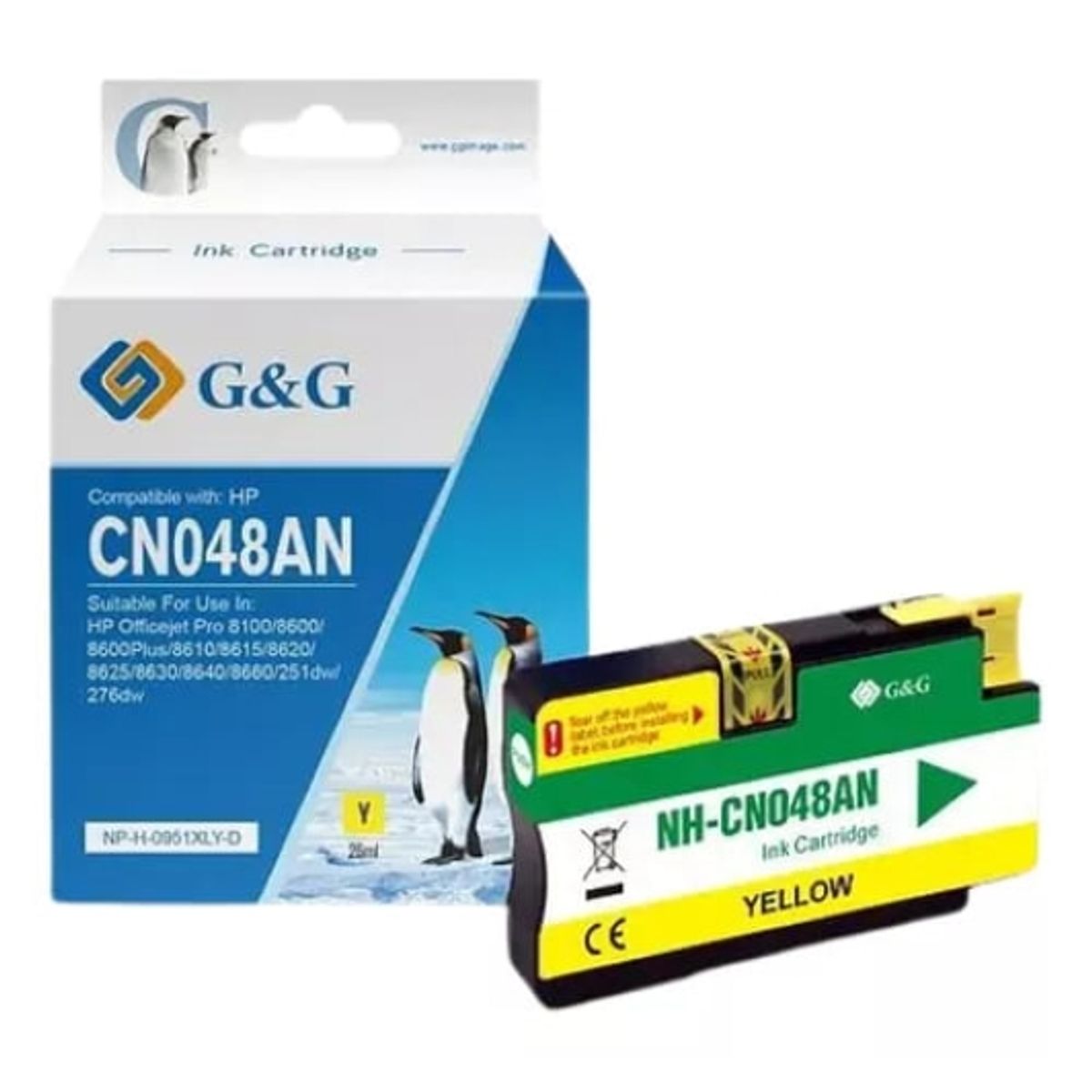 GENERICO - Cartucho Alternativo 951XL Amarillo Cartridge Para HP