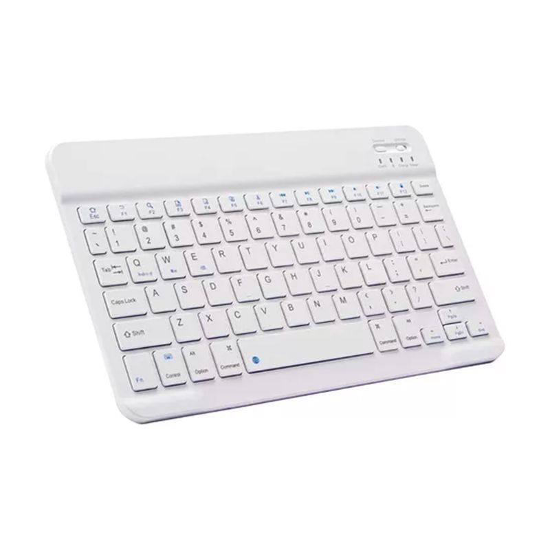 GENERICO - Teclado Bluetooth Inalámbrico Español Para iPad Y Tablet Blanco