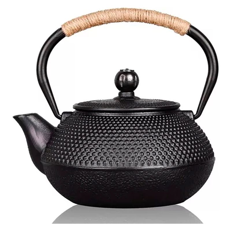 OFERTABKN - Tetera Hierro Fundido Japonesa Con Infusor de Acero